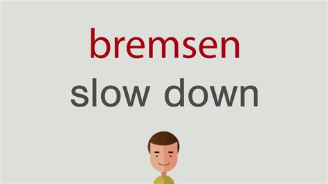 bremsen englisch